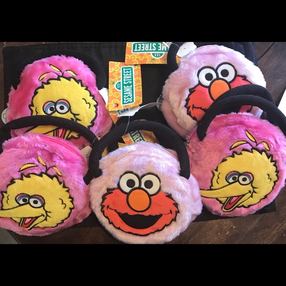 Sesame Street Other - LOT OF 5 OFFICIAL SESAME STREET PURSES